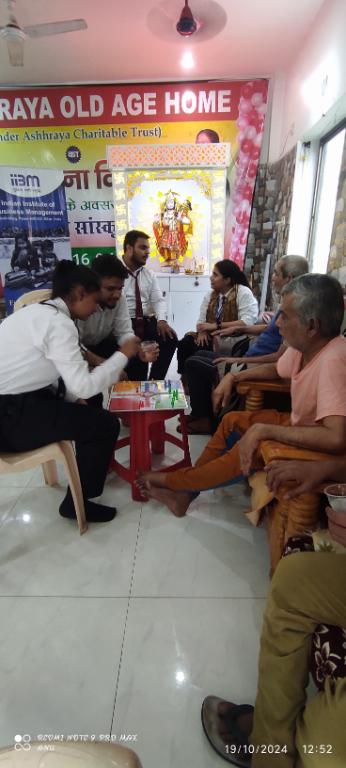 IIBM Patna and CED Patna Organise Heartwarming Event at Aashraya Old Age Home